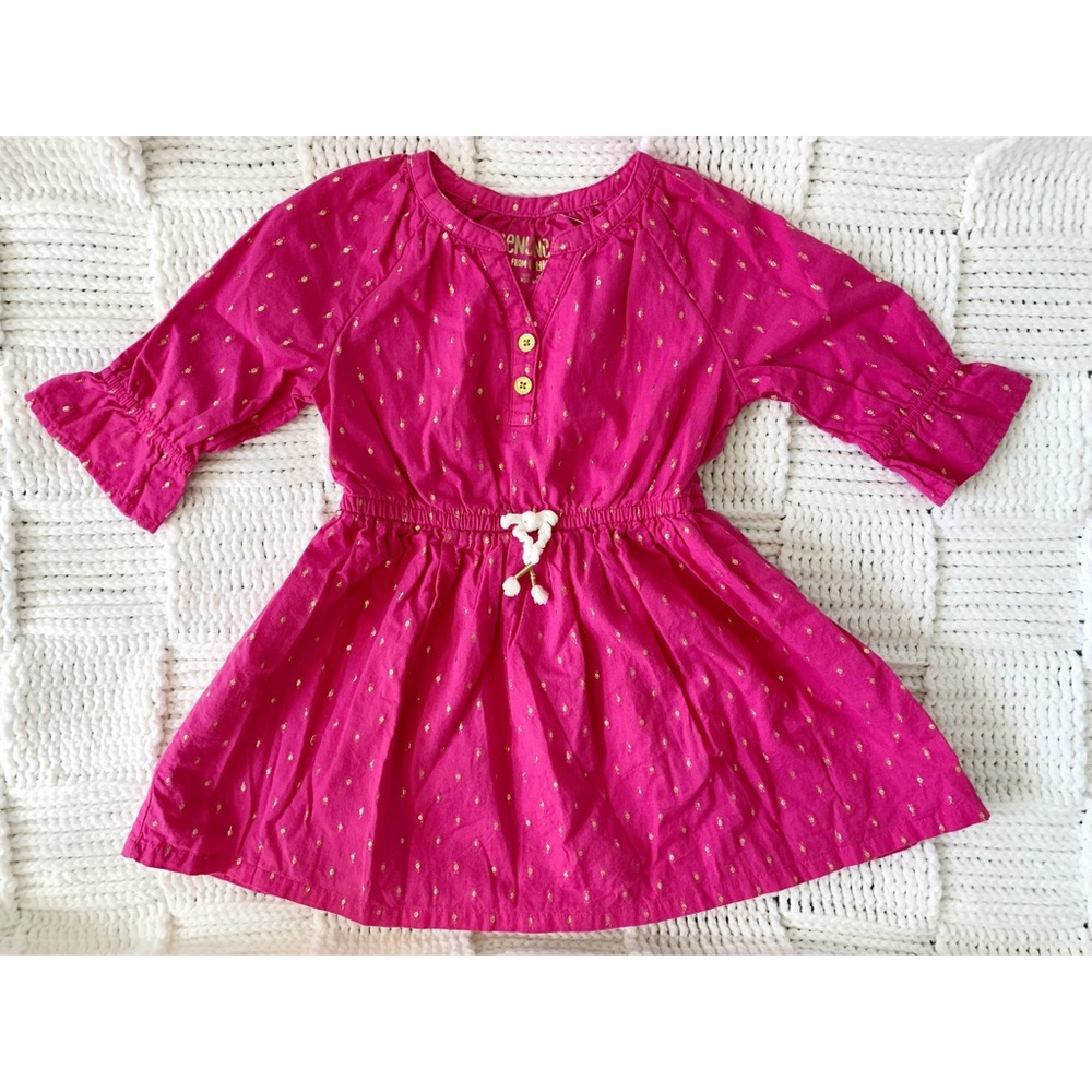 Genuine Kids Pink with Gold Dress